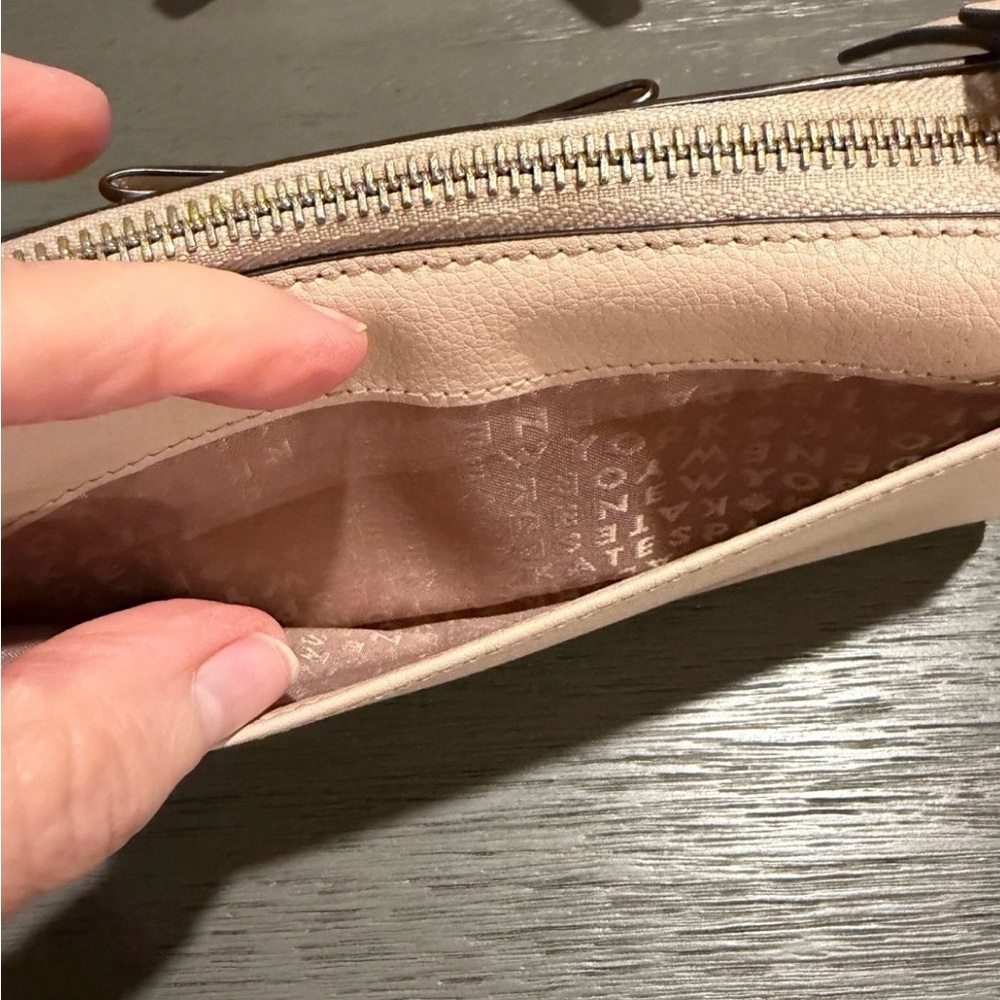 kate spade Blush Pink Bow Clutch/wallet - Picture 6 of 12